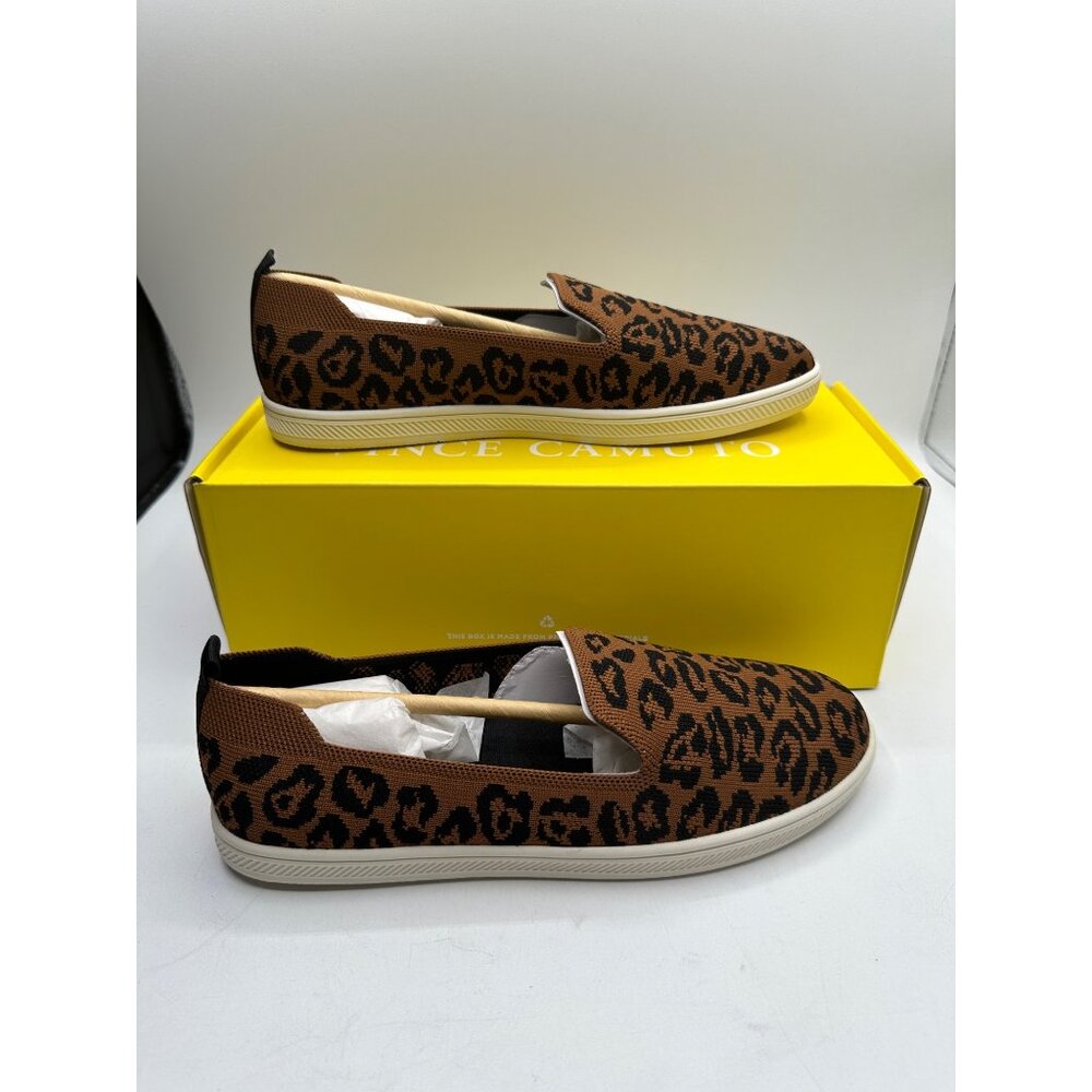 Vince Camuto Women's Cabreli Washable Flat Sneaker Leopard Size 8M NIB